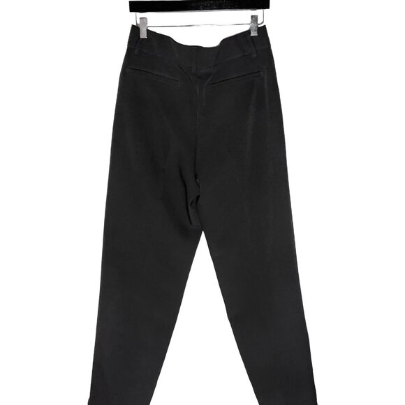 Versace Jeans Black Cady Stretch Trousers - Picture 3 of 10